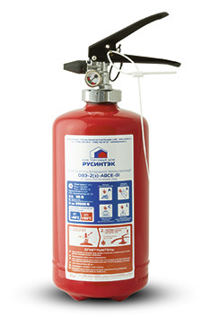 Огнетушитель воздушно-эмульсионный 2(з)-АВCЕ-01 Русинтэк