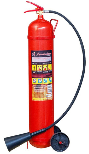 Огнетушитель углекислотный ОУ-10 BCE в сборе Ярпожинвест