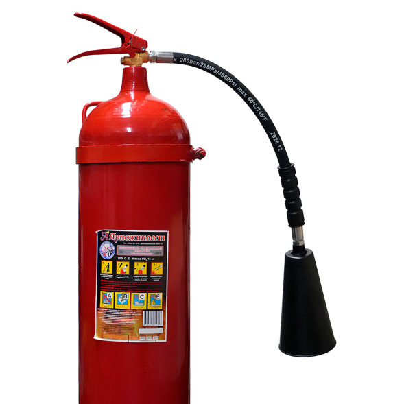 Огнетушитель углекислотный ОУ-15 BCE в сборе Ярпожинвест