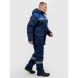 Рабочий зимний костюм БРН-М с полукомбинезоном и светоотражающими элементами